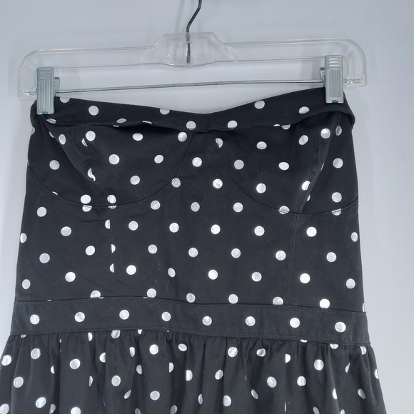 BLACK POPPY XL POLKA DOT PARTY DRESS - Picture 2 of 7